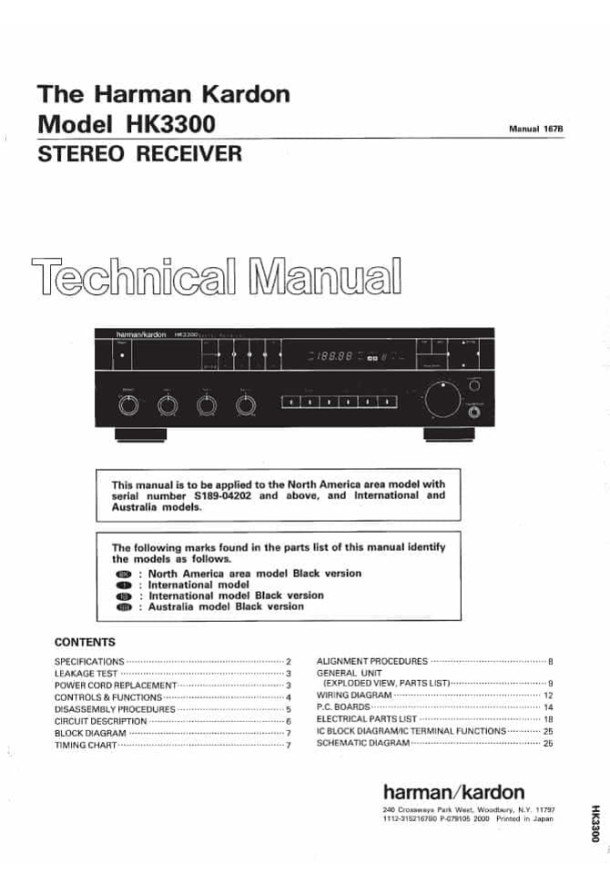 Model HK-3300